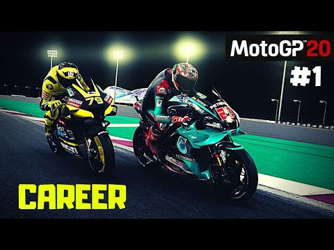MotoGP 20 CAREER MODE | #QatarGP 1/20 |  TV REPLAY SEASON 10