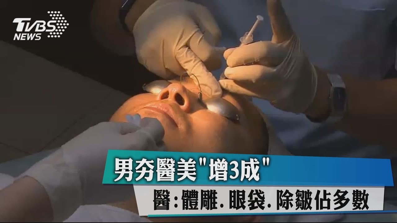 男夯醫美「增3成」 醫:體雕、眼袋、除皺占多數