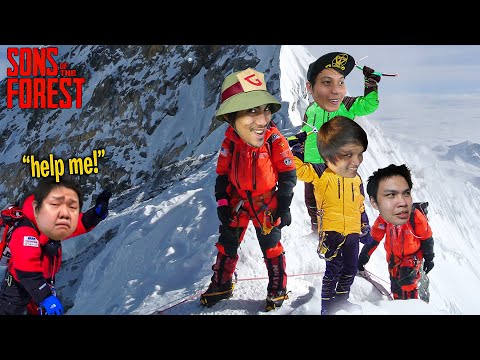 PEENOISE PLAYS SONS OF THE FOREST #5 - Exploring The Mountain!