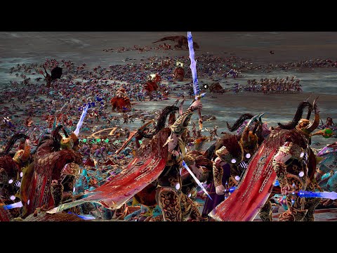 The Last Defenders | LIZARDMEN vs CHAOS | Total War WARHAMMER 2 Cinematic Battle