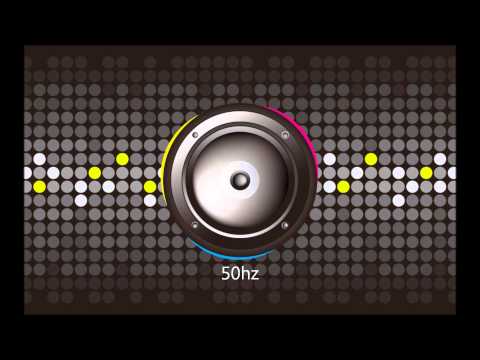 Frequency Sweep 1-100hz (Bass Test) 1080p HD