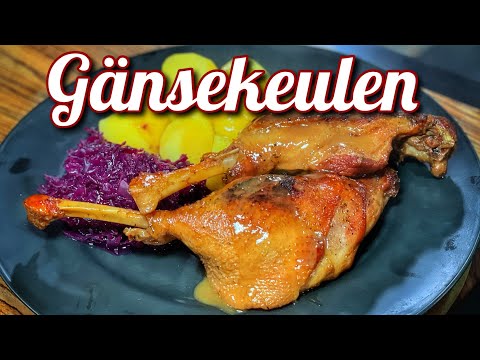Goose legs with sauce – the perfect holiday dish – Westmünsterland BBQ