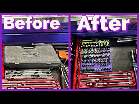 Ditch your Blow molded cases and get this! (3d printed bluepoint 87 piece Torx/Hex Bit organizer)