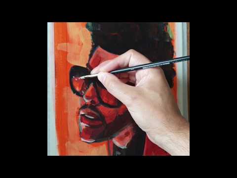 The Weeknd Speed Painting – Progress Video video thumbnail