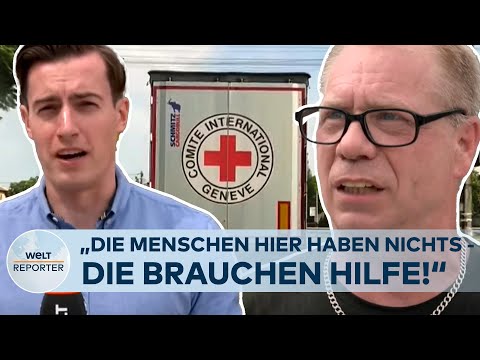 STILLE HELFER DES KRIEGS: Deutscher LKW-Fahrer liefert benötigte Hilfsgüter aus | WELT Reporter