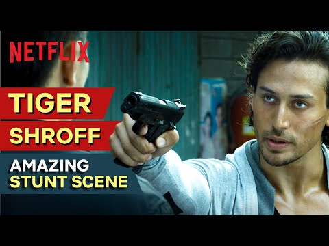 Tiger Shroff Amazing Stunt Scene | Baaghi | Netflix India