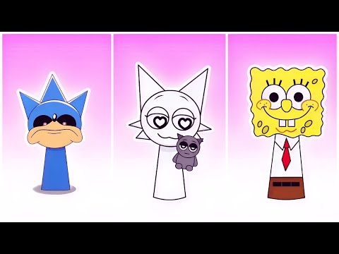 SONIC 🆚 WENDA 🆚 SPONGEBOB  Sprunki Incredibox Animation #697