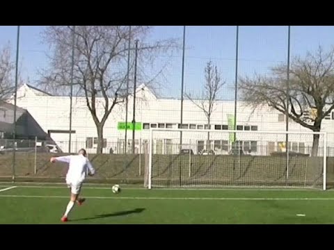 Elite Striker Training - Different Shots Drill - U15 Player