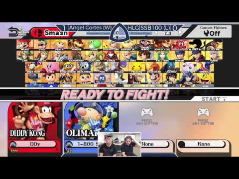 Sm4sh@Mines 37 - Angel Cortes (Diddy Kong) Vs. HLG|SSB100 (Olimar) - Grand Finals