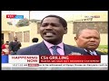 Breaking News: Several CSs Appear Before DCI Over Claims Of Intending To Harm DP Ruto