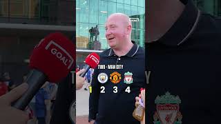 Football fans PREDICT the 2023-24 PREMIER LEAGUE WINNER 🏴󠁧󠁢󠁥󠁮󠁧󠁿 #shorts