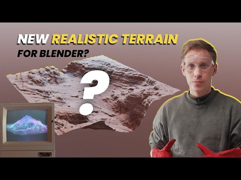 New Realistic Terrain Library for Blender | Foundations of the Earth