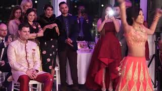 Bride surprises Groom with a beautiful Indian Dance