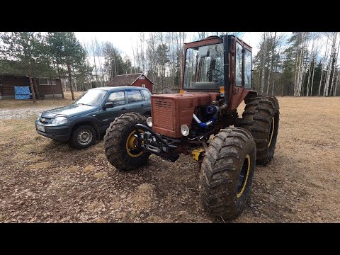 Ставим колеса от Ракетовоза на Турбо-Трактор!