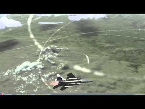 FLAMING CLIFFS 2 Air to Air Dog Fight (Lesson to win air to air gun fights)