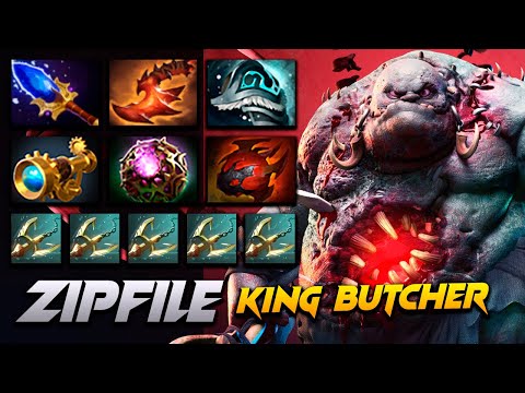 ZIP FILE PUDGE - KING BUTCHER - Dota 2 Pro Gameplay [Watch & Learn]