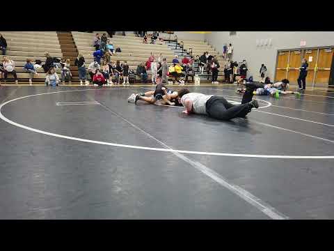 12u 85lbs Christmas Chaos Round 4 -  Gavin Shelton vs Xavier Andrade - USA Wrestling (2022)