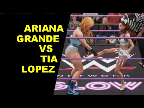 WWE 2K18 Ariana Grande vs Tia Lopez - Extreme Rules