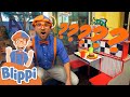 Blippi Learns About Jobs At An Indoor Playground Educational Videos For Kids