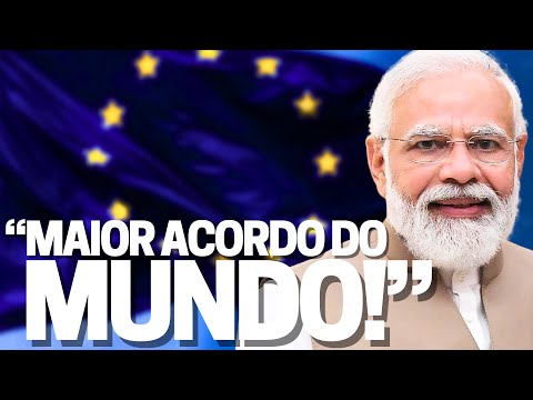 União Europeia e Índia - “maior acordo do mundo! Mãe de todos os acordos”! Trump reclama da união!