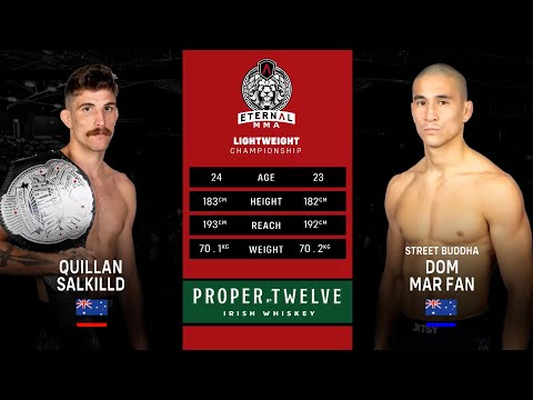 Eternal MMA 82 - Quillan Salkilld vs Dom Mar Fan - MMA Fight Video