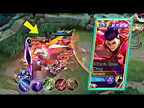 CHOU BEST 1HIT BUILD IN SOLO RANK 2023