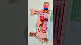 Multi Button Operated Mechanical Pencil Case #filling #stationery #backtoschool #unboxing#pencilcase