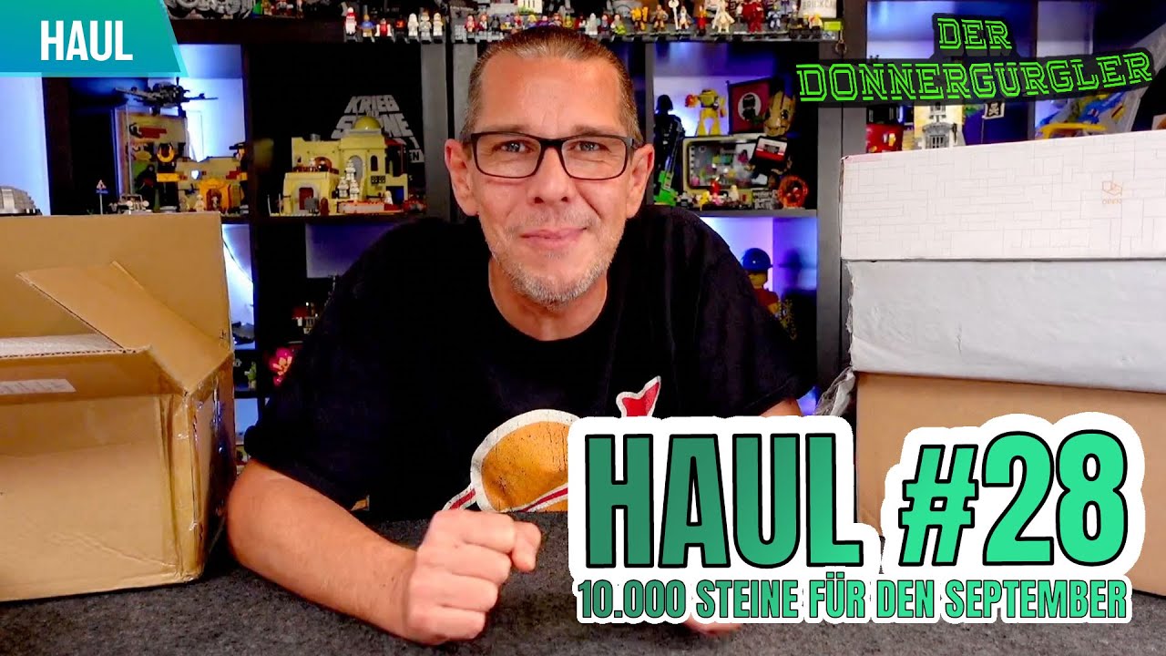 Lego & Klemmbaustein Haul September Nr 28 - Wieder 10.000 Klemmbausteine zu verbauen ...