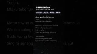 Download lagu SINARENGAN - Denny Caknan ft. Bella Bonita (Lirik) #sinarengan #dennycaknan #liriklagu mp3 Download lagu SINARENGAN - Denny Caknan ft. Bella Bonita (Lirik) #sinarengan #dennycaknan #liriklagu mp3