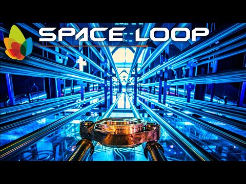 [4K] Station Cosmos Bar & Restaurant SPACE LOOP - Futuroscope