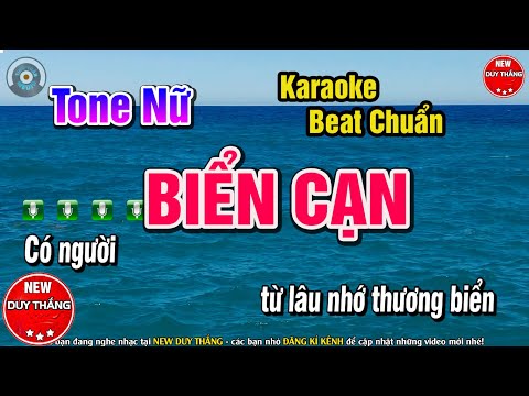 Biển Cạn Karaoke Tone Nữ 2023 - New Duy Thắng