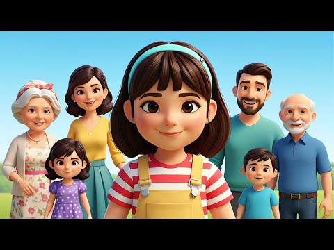 Family Song for Kids | Learn Arabic Family Members | أغنية العائلة | Educational Children's Song