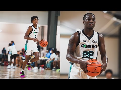 Robert Dillingham and Kris Robinson LIGHTS IT UP || Combine Academy vs. Moravian Prep ||