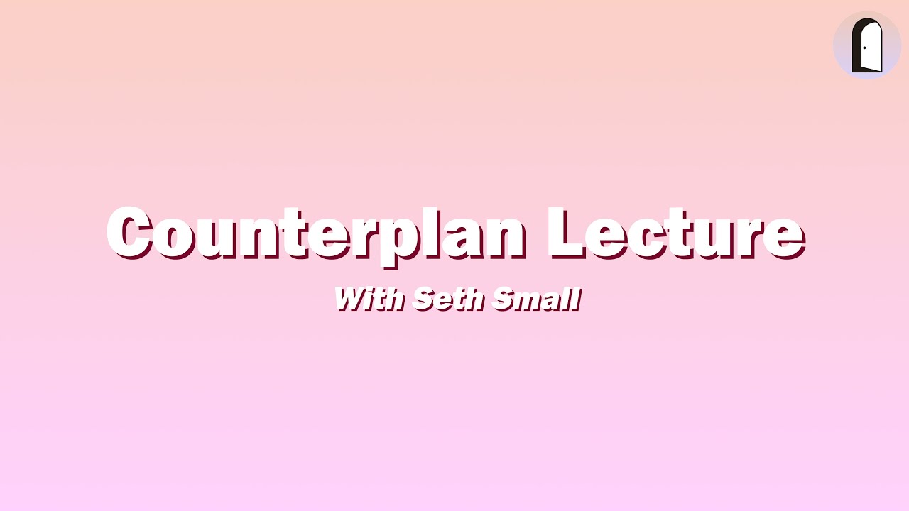 Introduction to Counterplans | PF Lecture | Seth Small