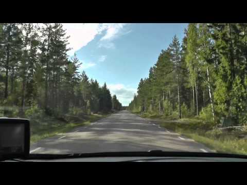 Drive from Stockholm to Sandviken  inc Sandvik - Sweden August 2012