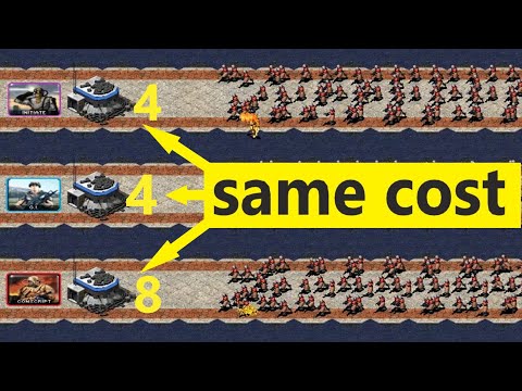 Infantry Bunker Battle - Same Cost - Red Alert 2