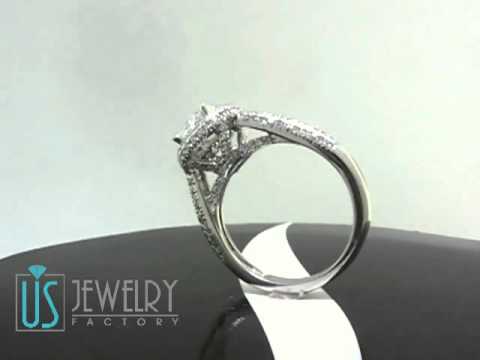 SKU: ER 205-RT61 Princess Diamond Vintage Engagement Ring
