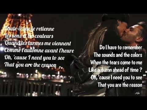 You are the reason (extended duet Fr & Eng) Lyrics