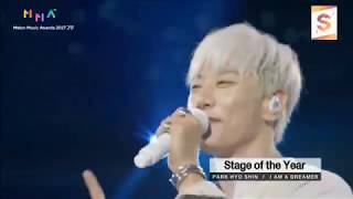 20171202 Park Hyo Shin 박효신 - I am A Dreamer @ 2017 MelOn Music Awards