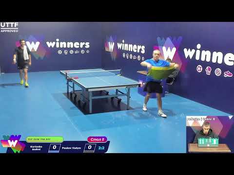 Kurtenko Andrei - Paukov Vadym. WINners CUP Table Tennis 8 02.12.2020  16:15
