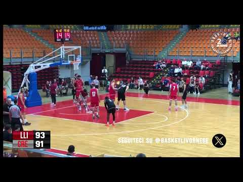 SERIE A2: AMICHEVOLE LIBERTAS LIVORNO 1947 vs CREMONA 93-91