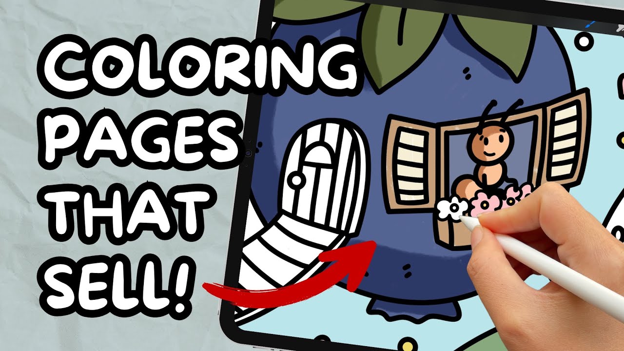 Design Coloring Pages That Sell  (Steal this Strategy!)