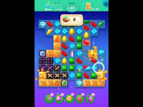 Candy Crush Soda Saga level 3144 Get 2 Stars, 9 Moves Complete  #candycrush #candycrushsodasaga