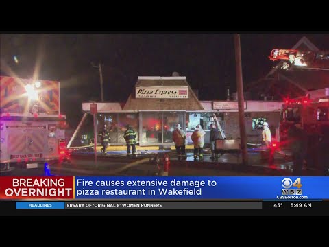 Fire Heavily Damages Wakefield Pizza Restaurant