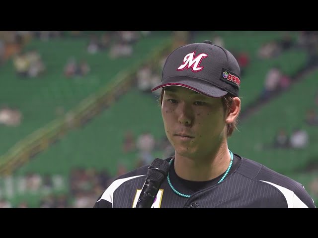 マリーンズ・鈴木選手ヒーローインタビュー 2018/10/1 H-M