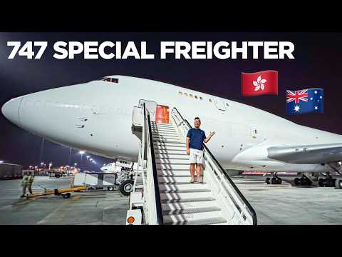 Flying the B747-400(BDSF) Special Freighter: Airline Pilot Life