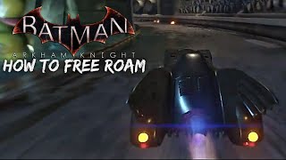 Batman Arkham Knight: 1989 Batmobile Free Roam Confirmed!