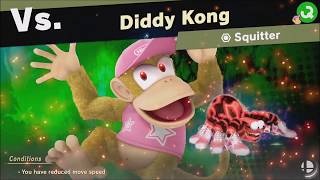 Super Smash Bros Ultimate vs Diddy Kong (Unlocks: Squitter) World of Light - Adventure Mode