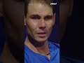 Rafael Nadal brought to tears in emotional scenes after Roger Federer's final match #shorts