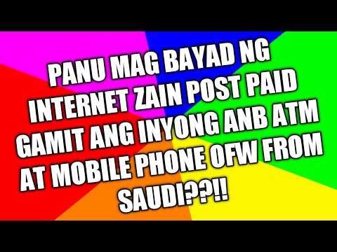 , title : 'Panu mag bayad ng bill ng Zain internet Gamit ang ANB ATM AT MOBILE PHONE lng Please watch tagalog.'